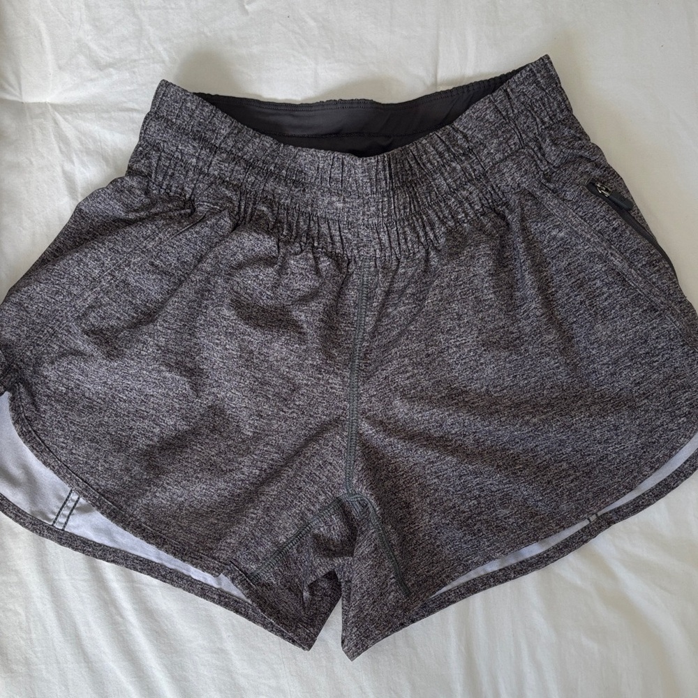 Lululemon Athletica Heather Gray Athletic Shorts